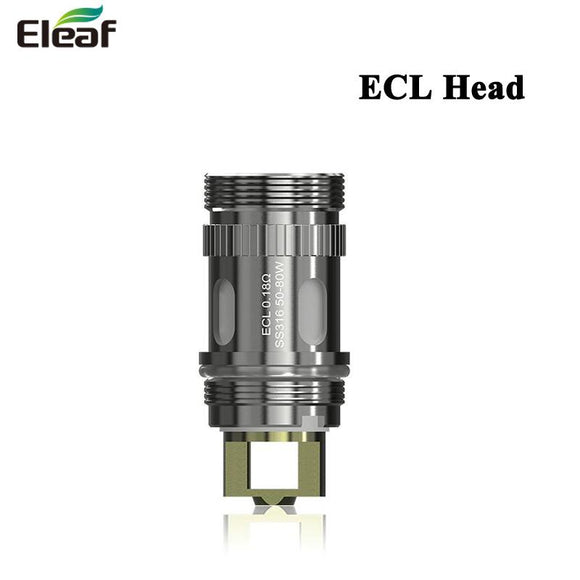 5pcs Eleaf ECL 0.3ohm 0.18ohm 50-80W Dual SS316 Coil Head