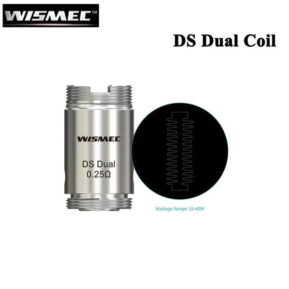 5pcs Wismec DS NC 0.25ohm 25-40W Coil